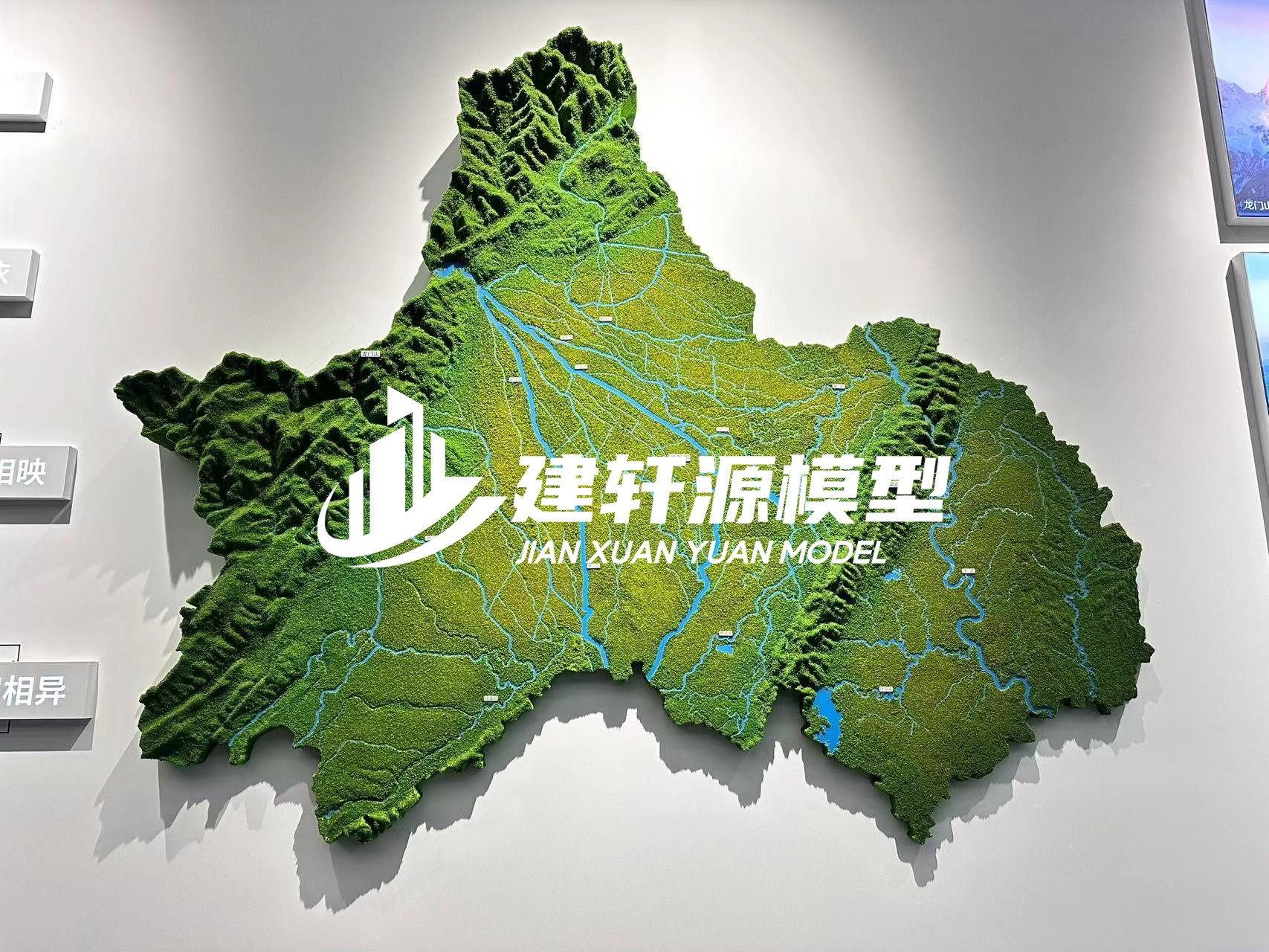 波阳地形沙盘壁挂厂家