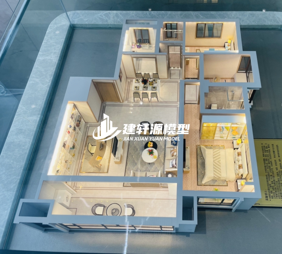 波阳地产户型模型
